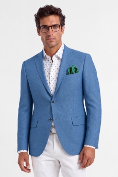 Sacou bleu uni