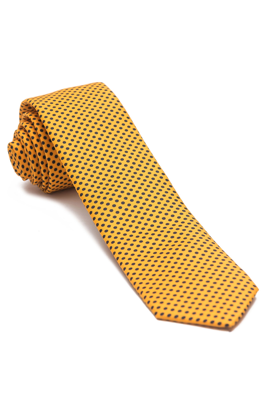Cravata galbena print geometric 0