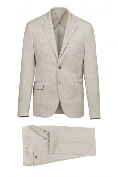Costum slim bej uni
