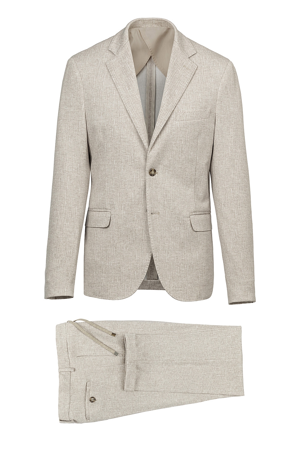 Costum slim bej uni 0