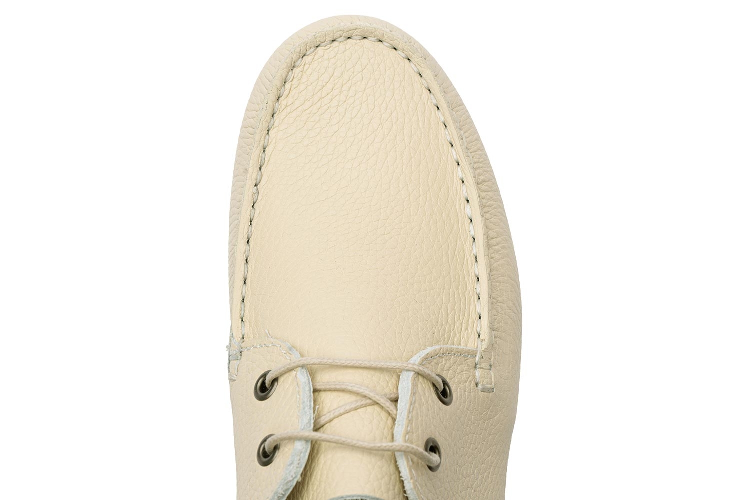Boat shoes bej piele naturala 3