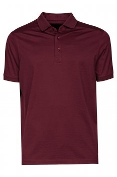 Tricou polo slim grena uni