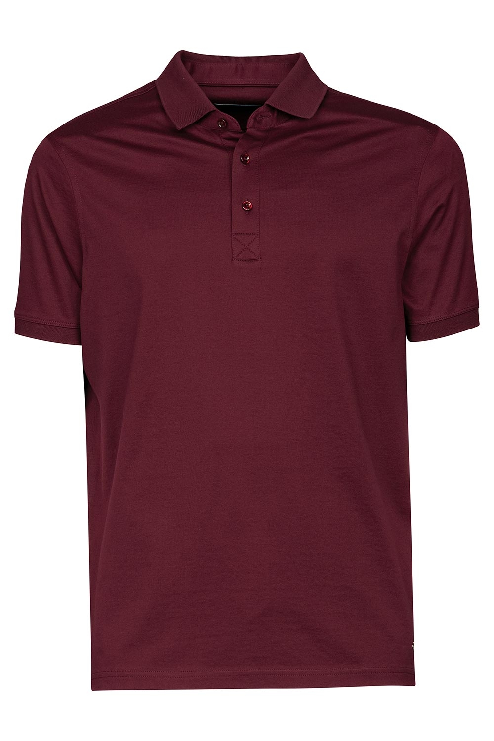 Burgundy plain t-shirt 0
