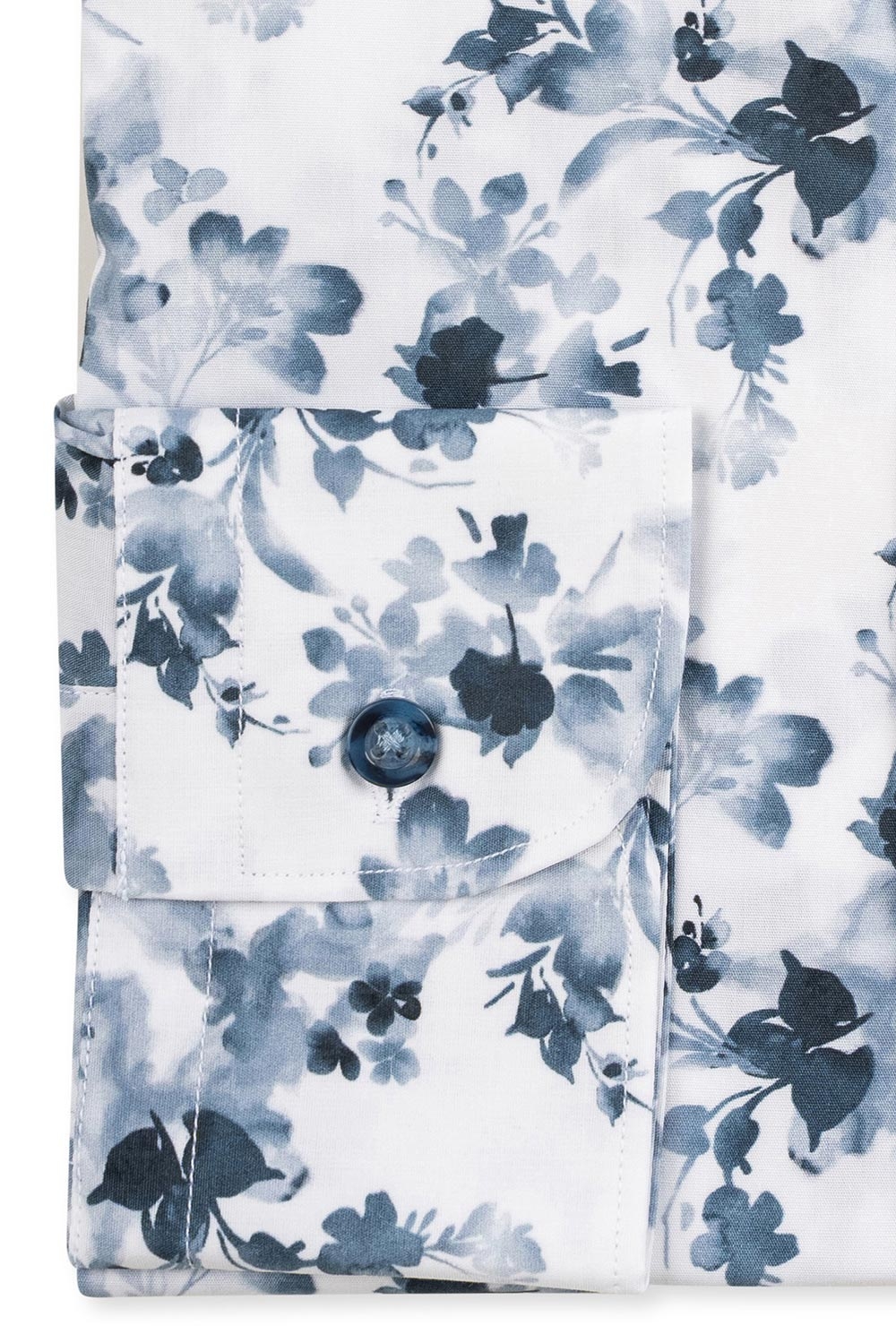 Camasa shaped alba print floral 2