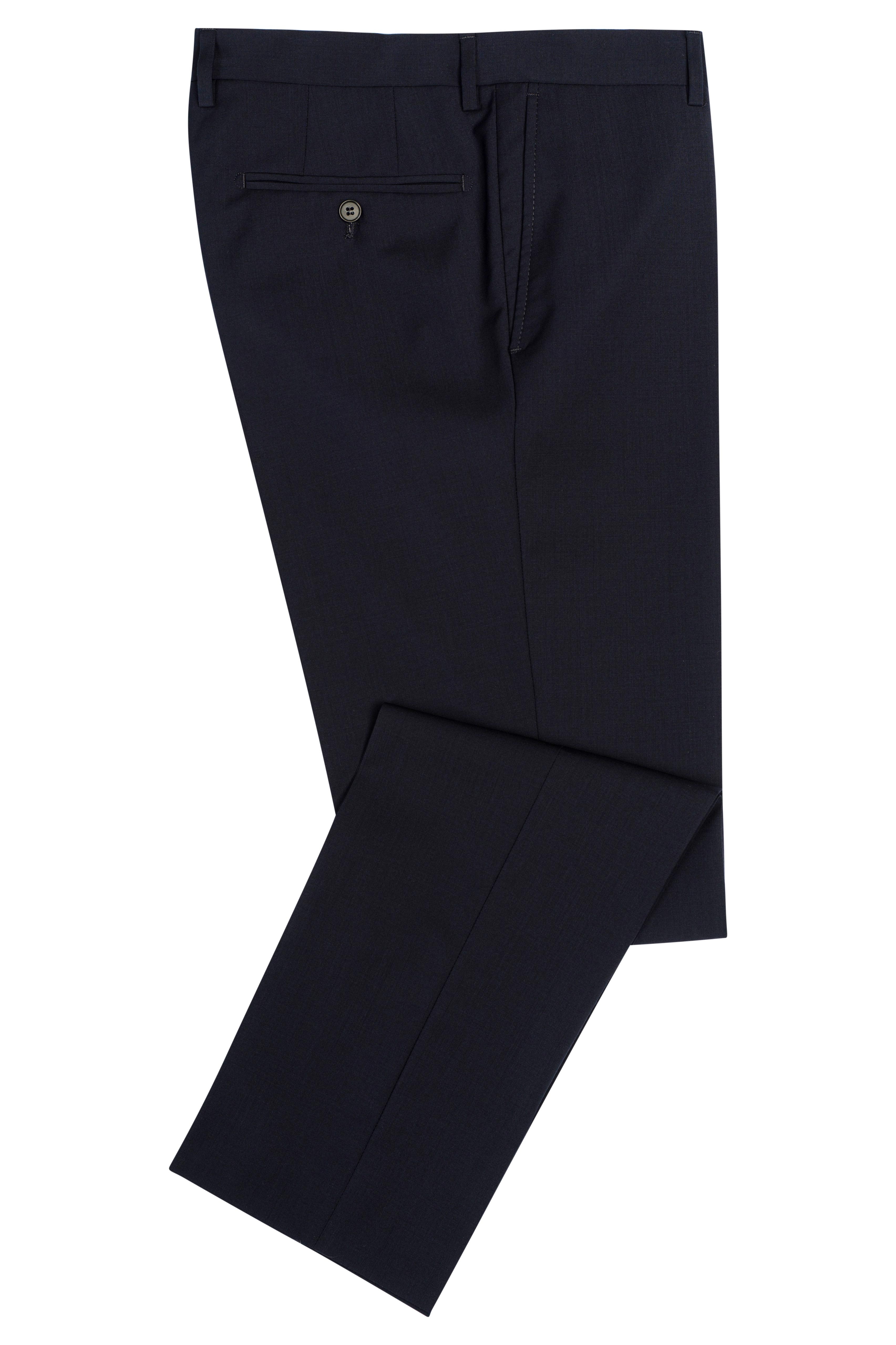 Pantaloni superslim riccof bleumarin uni 0
