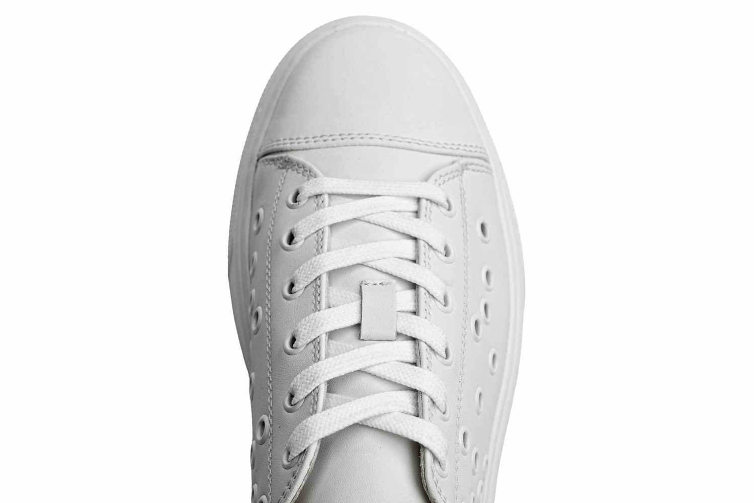 Sneakers albi piele naturala 3