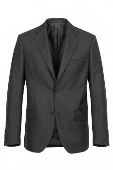 Slim body black structured blazer