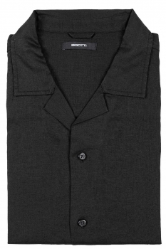 Camasa din in neagra uni
