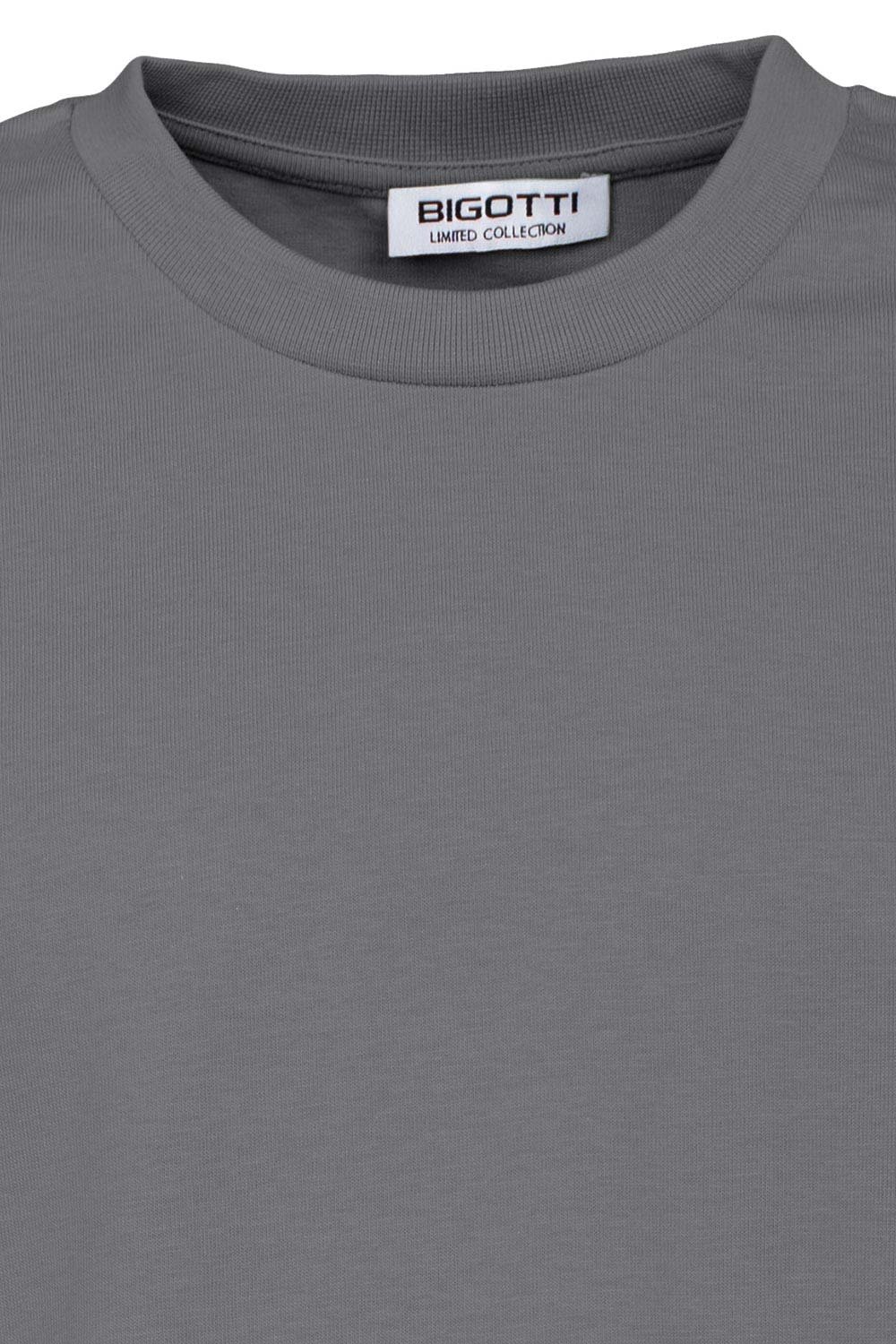 Tricou oversize gri uni 1