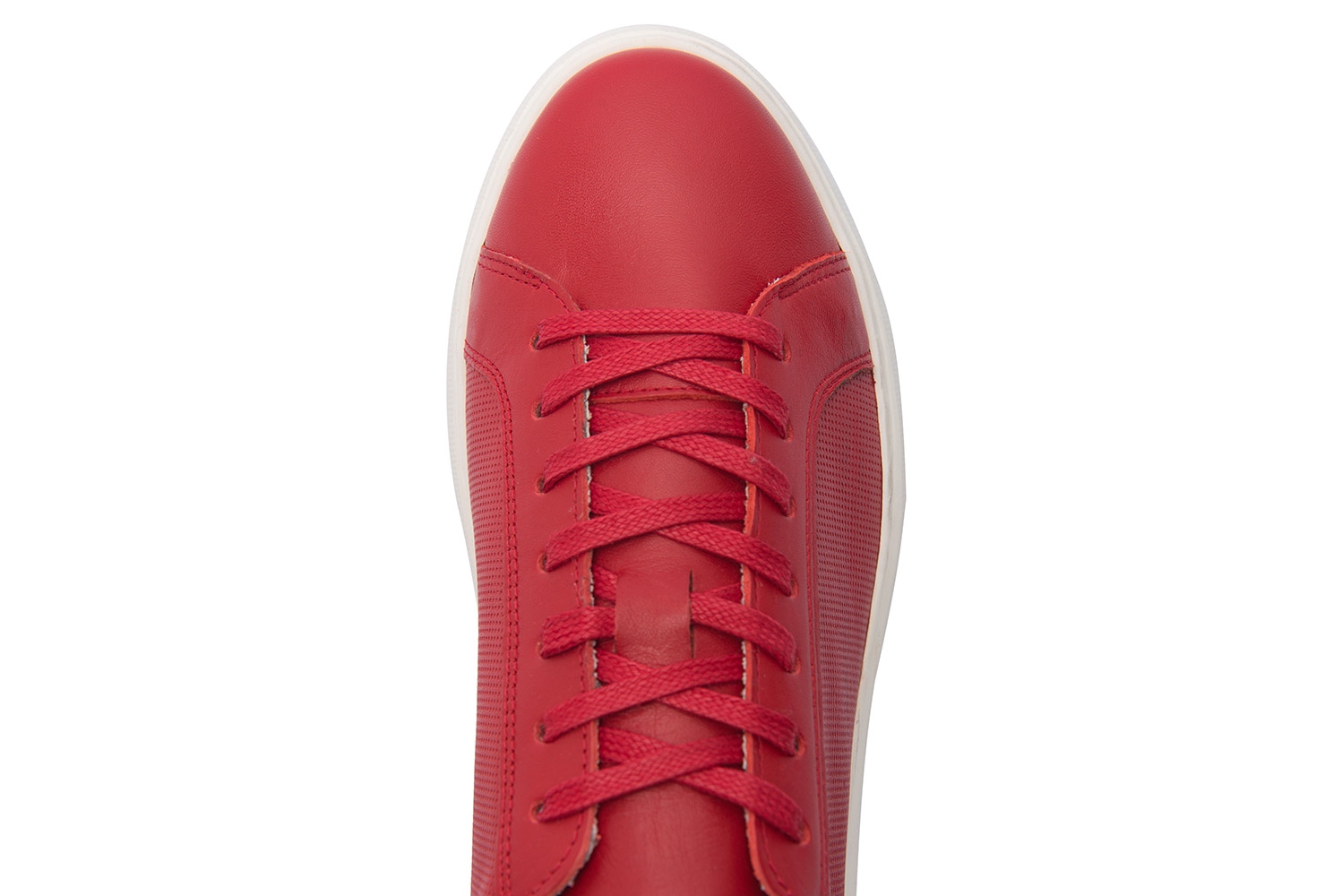 Sneakers rosii piele naturala 3