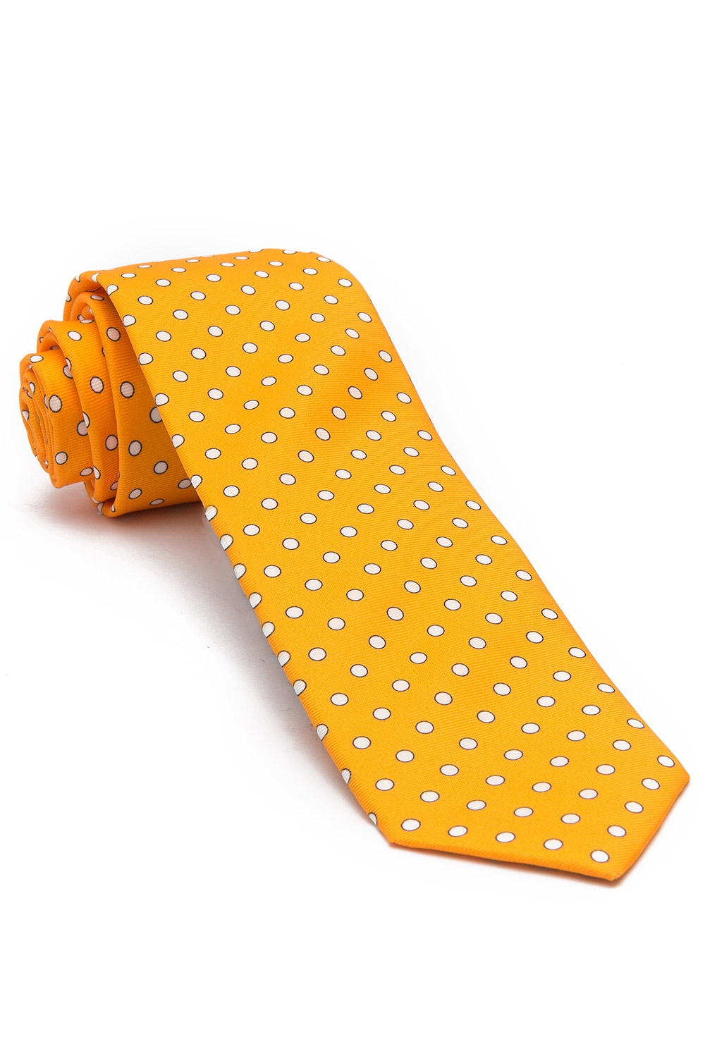 Cravata poliester galbena print geometric 0