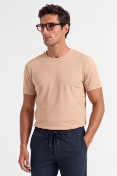 Beige plain t-shirt