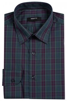 Camasa slim verde carouri