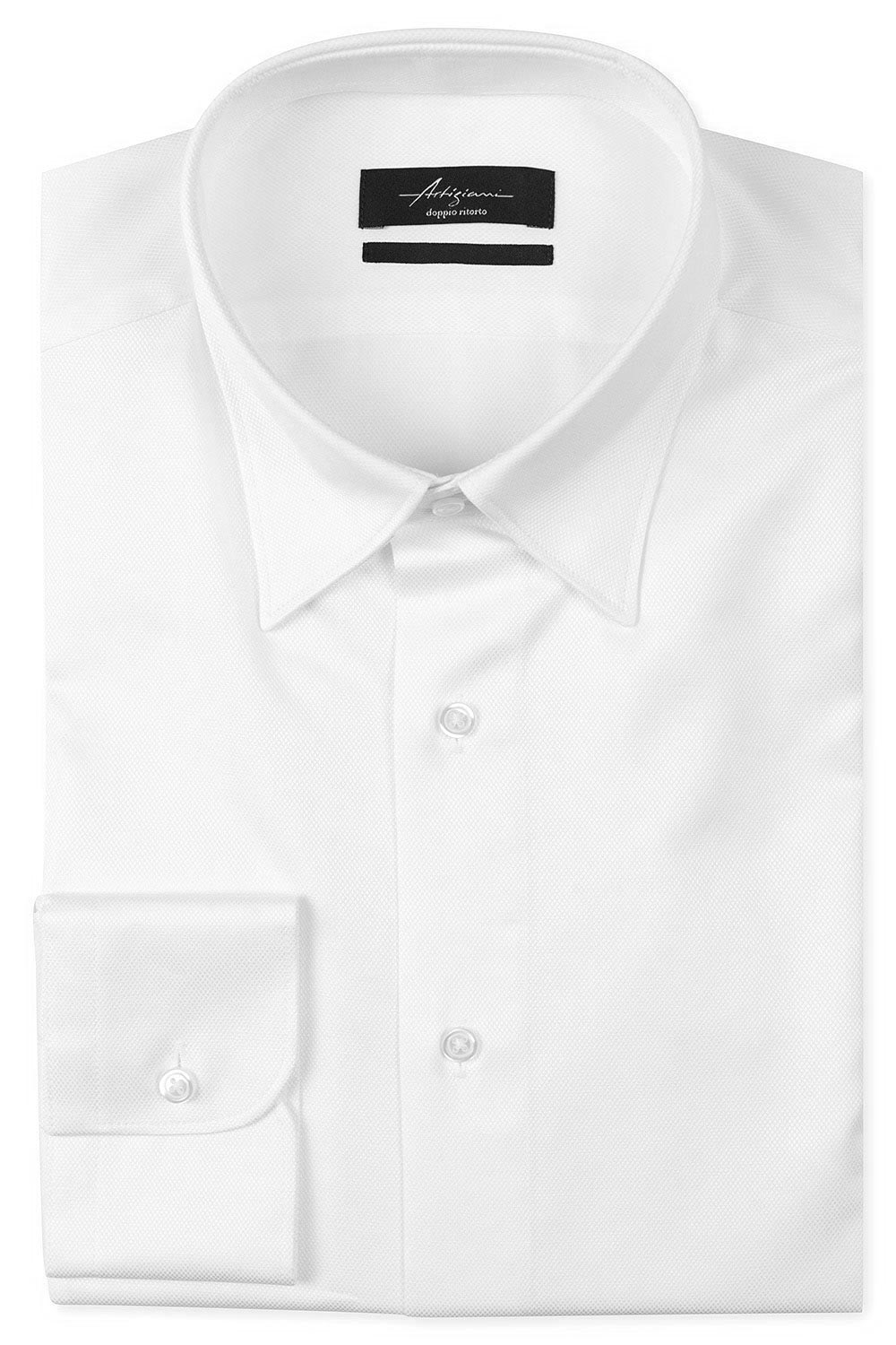 Camasa slim alb uni 0