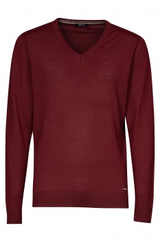 Slim body burgundy sweater