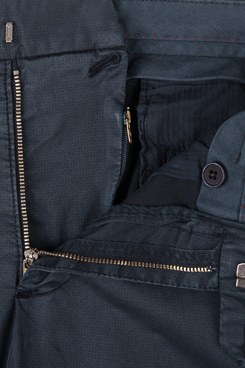 Navy geometric trouser 2