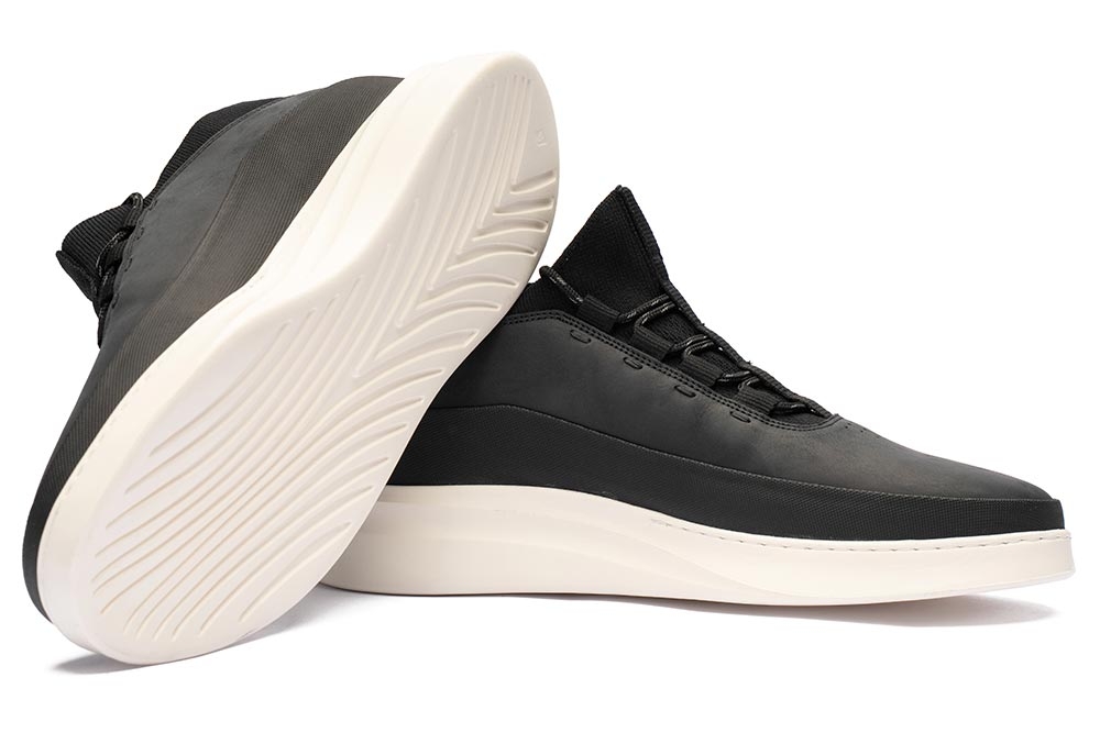 Sneakers negri piele naturala 1