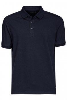 Tricou polo slim bleumarin uni