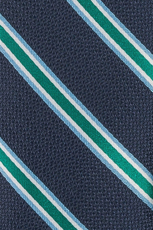 Cravata matase bleumarin dungi 1