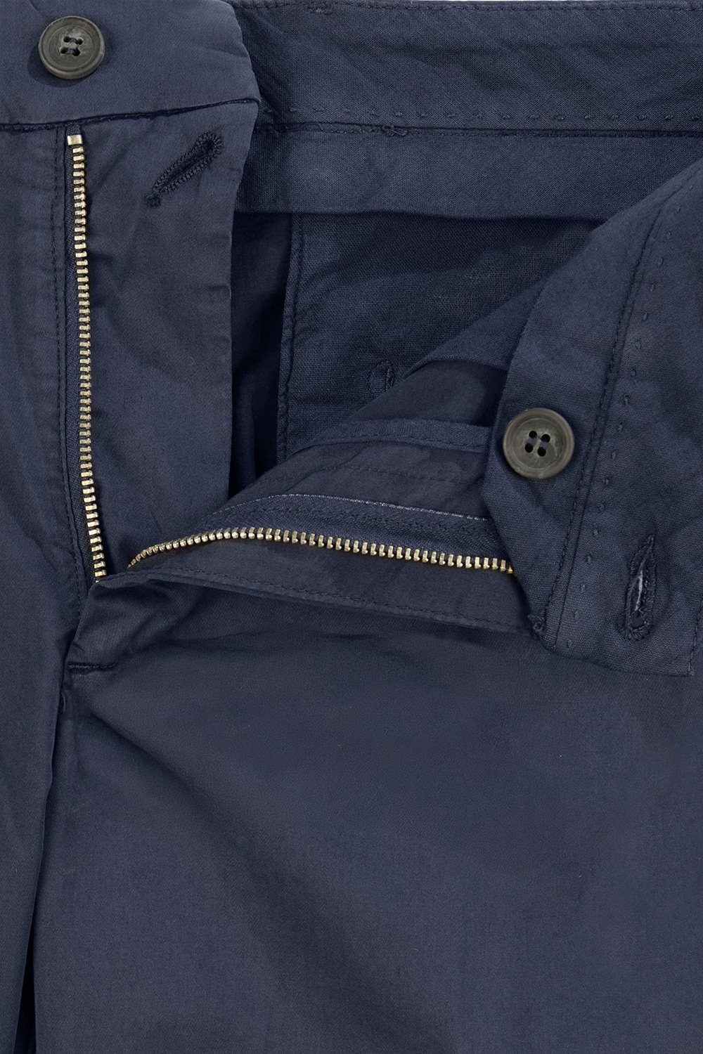 Pantaloni slim bleumarin uni 1