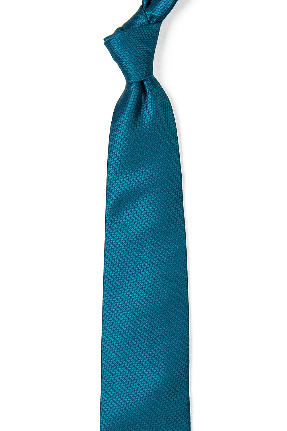 Cravata Poliester tesut Albastra Uni 1