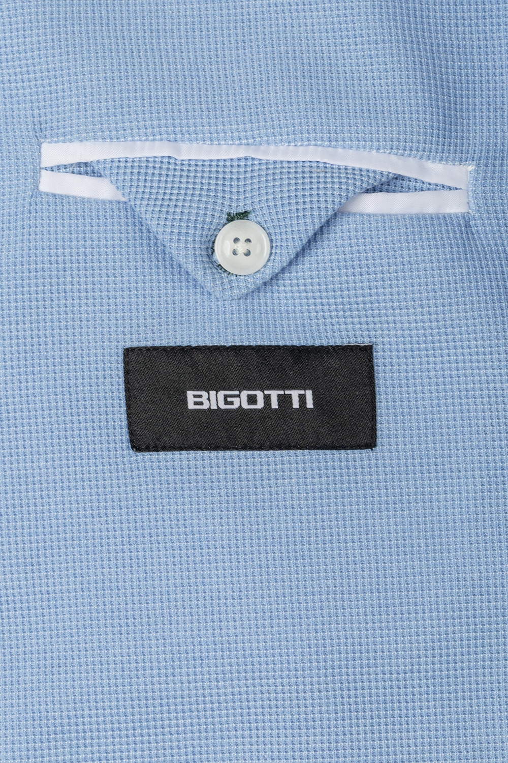 Slim body light blue plain blazer 2