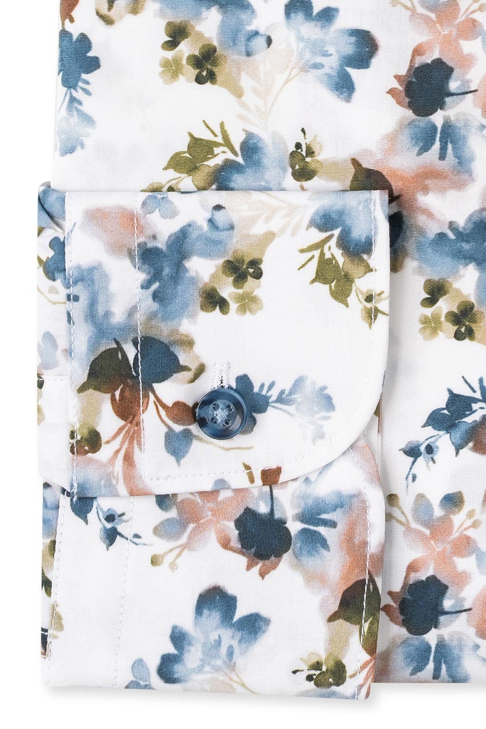 Camasa shaped alba print floral 2