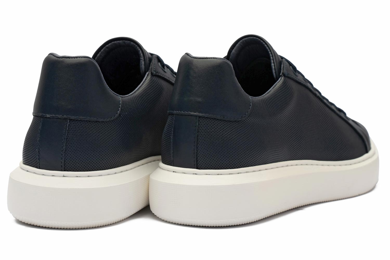 Sneakers bleumarin piele naturala 2
