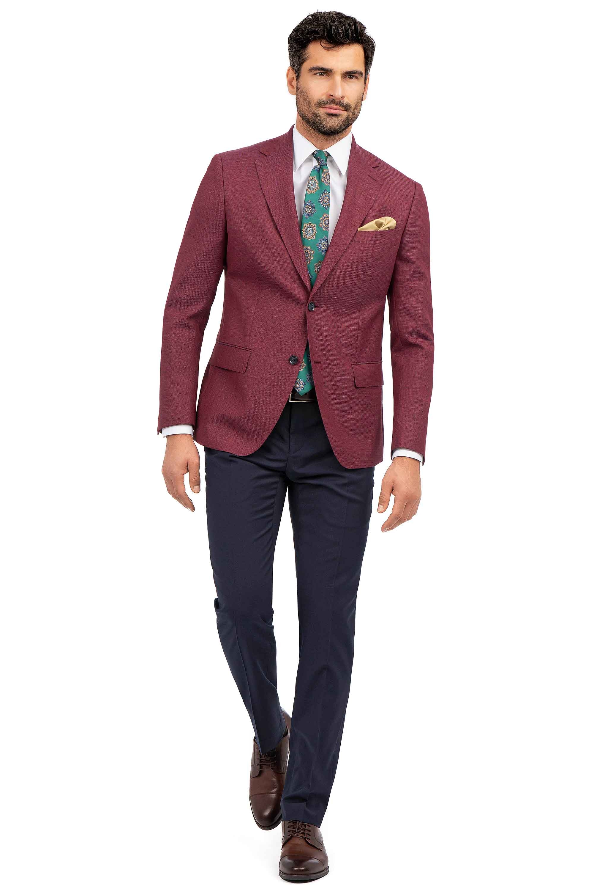Pantaloni superslim riccof bleumarin uni 0