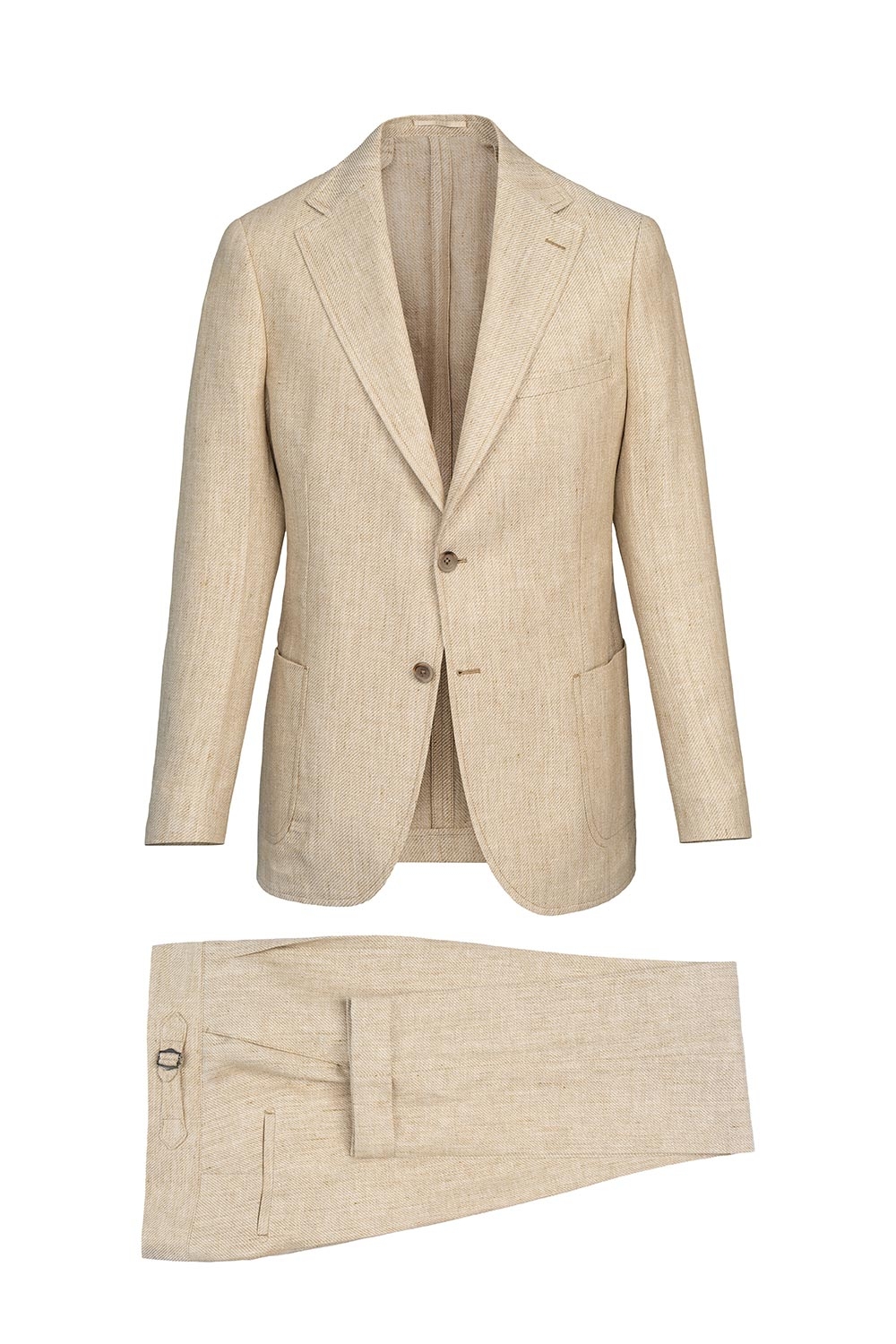 Costum slim bej uni 0