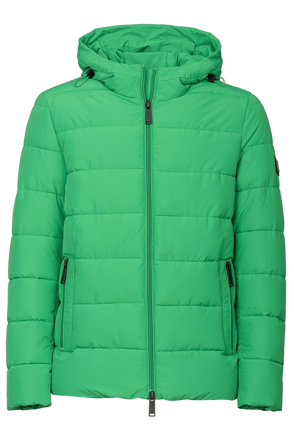 Geaca slim verde uni 0