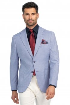 Sacou bleu uni