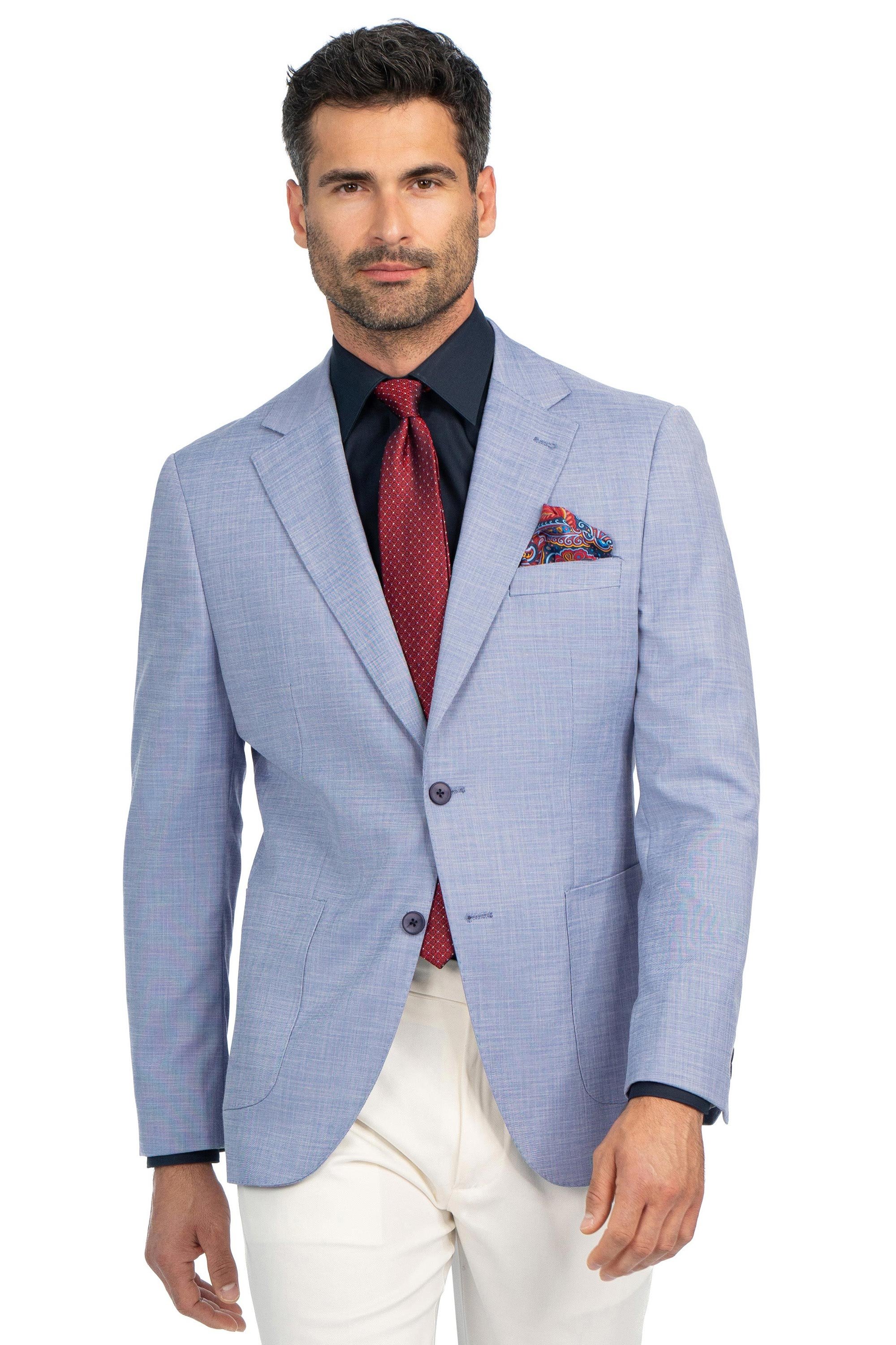 Sacou bleu uni 0