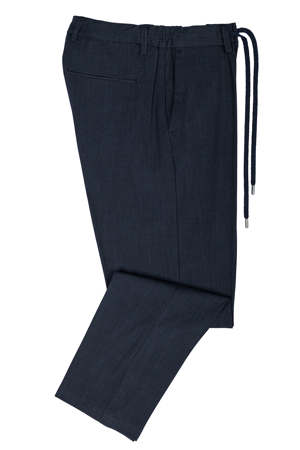 Pantaloni regular bleumarin uni 0