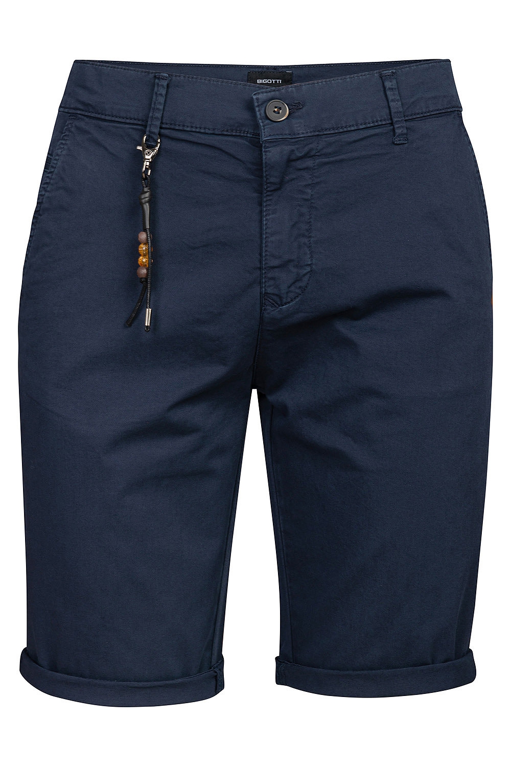 Pantaloni scurti bleumarin print geometric 0