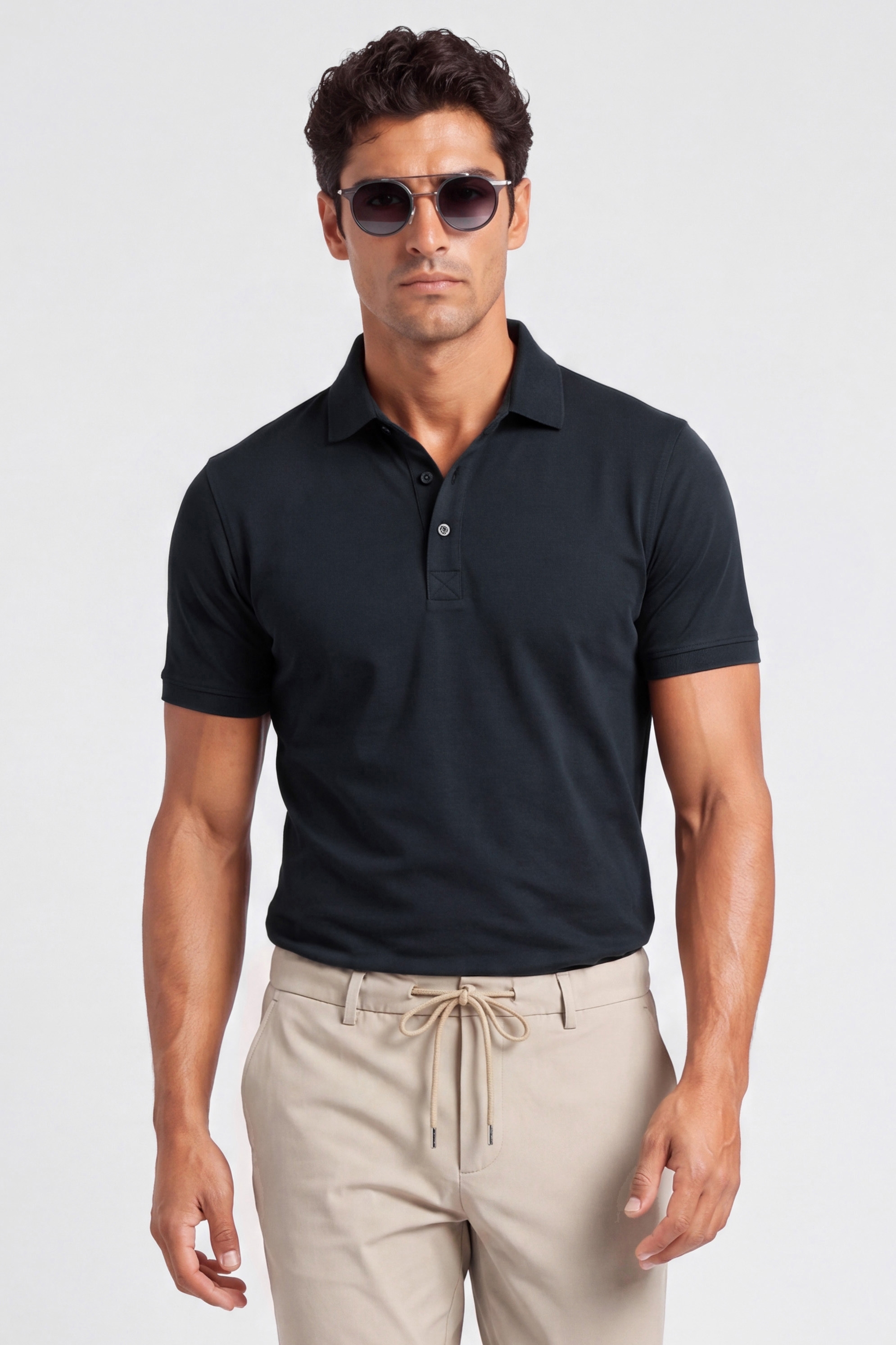 Tricou polo basic bleumarin uni 0