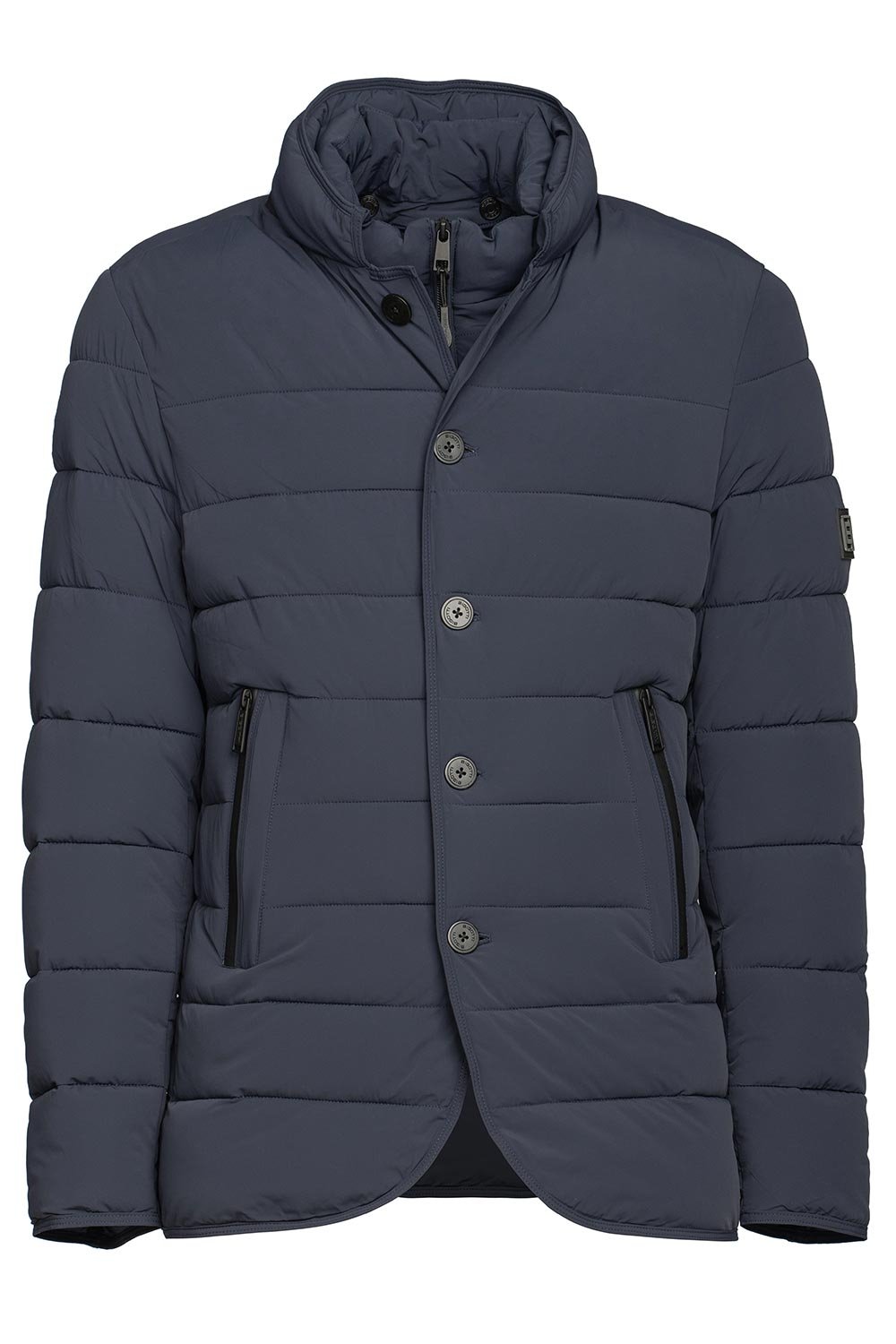 Geaca slim bleumarin uni 0