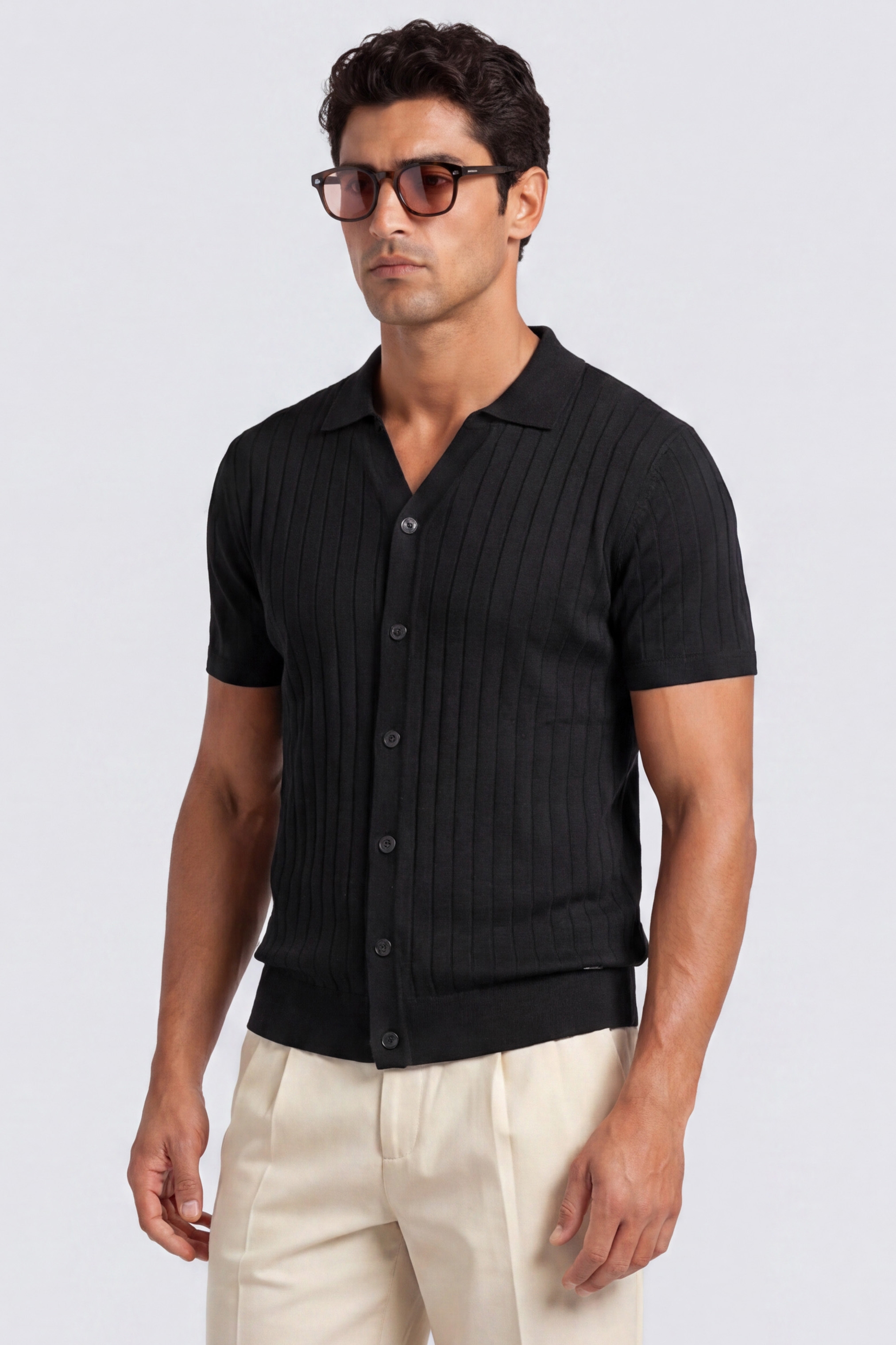 Black plain t-shirt 0