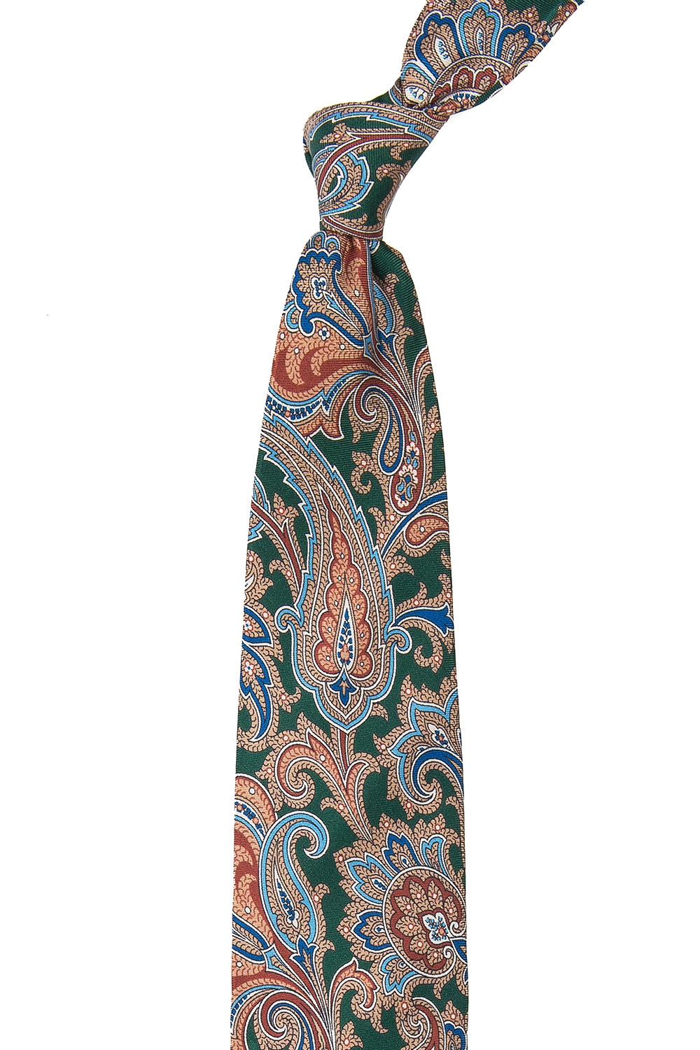 Cravata maro print floral 1