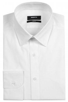 Camasa slim alb uni