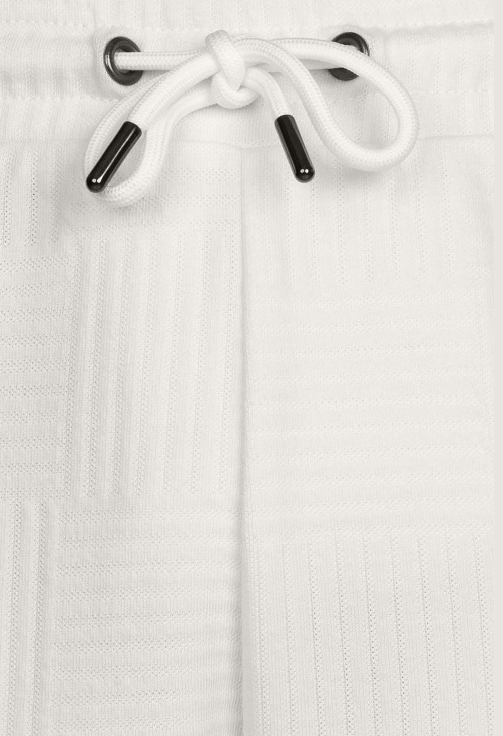 Pantaloni scurti oversize albi 2