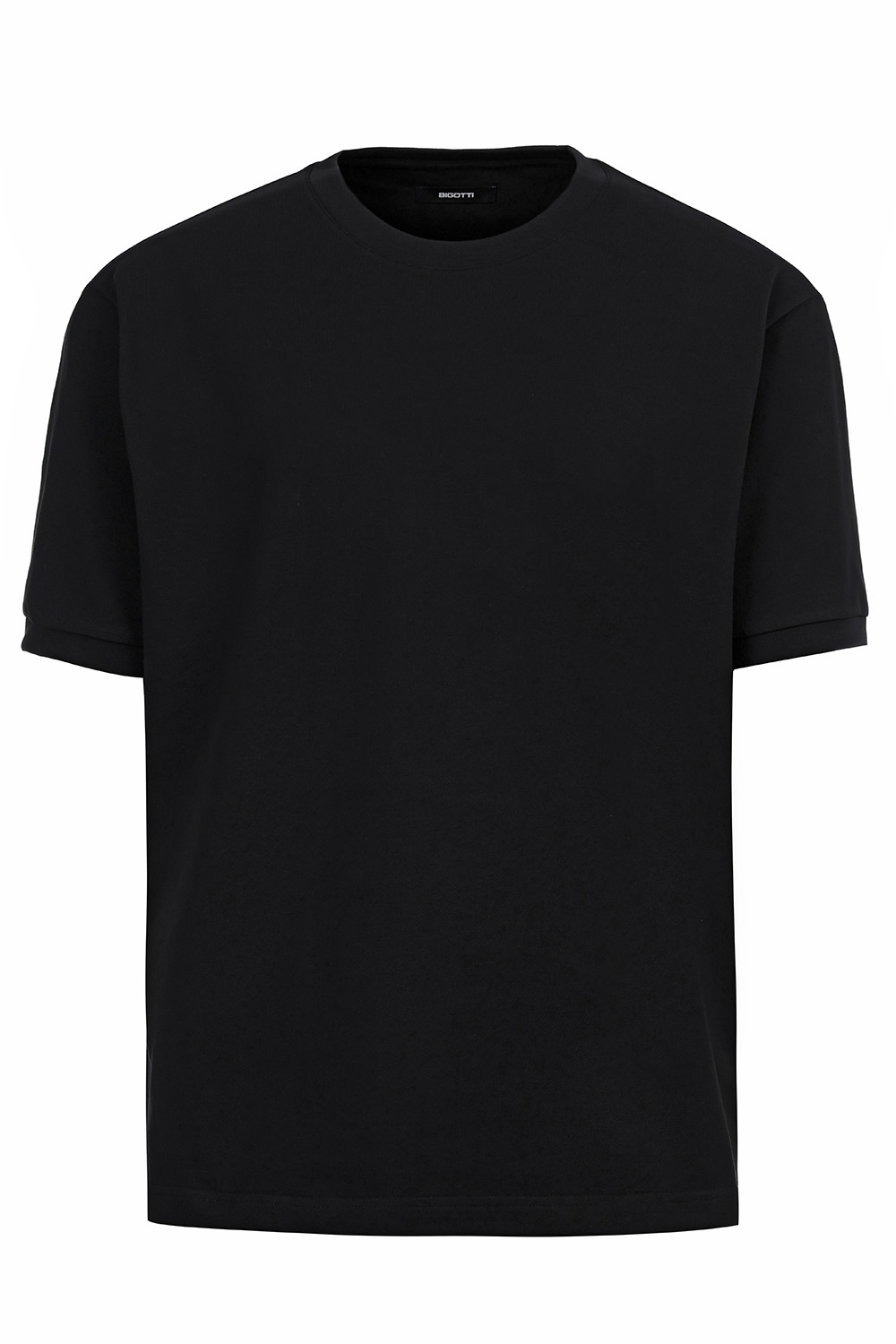 Black plain t-shirt 1