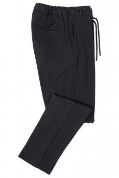 Pantaloni slim bleumarin uni
