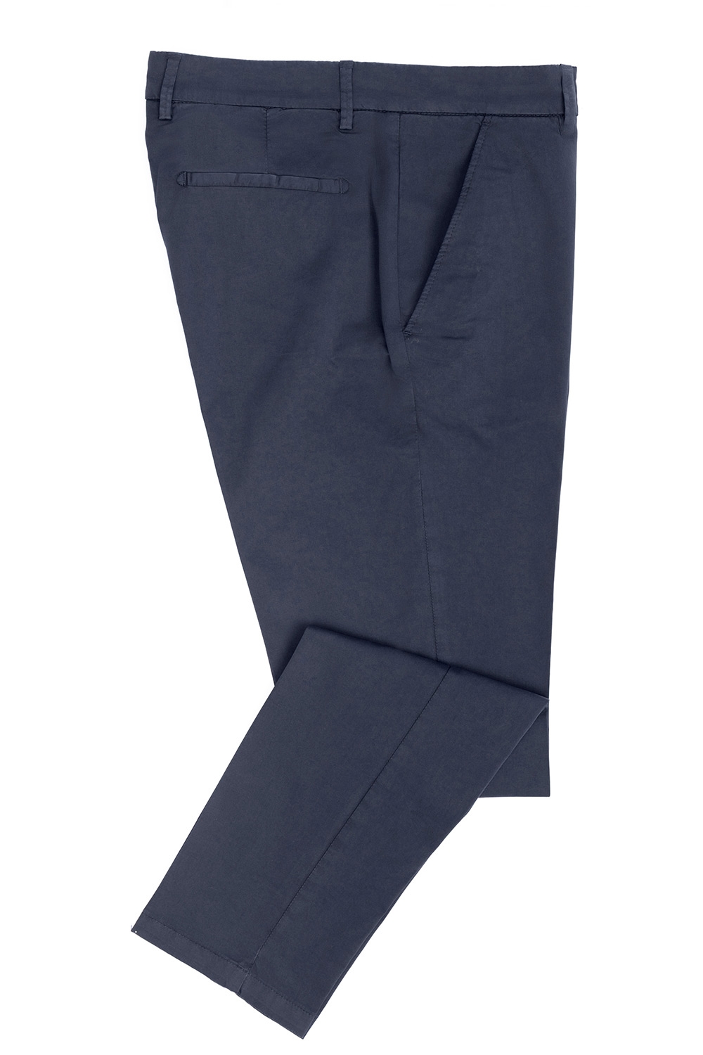 Pantaloni slim bleumarin uni 0