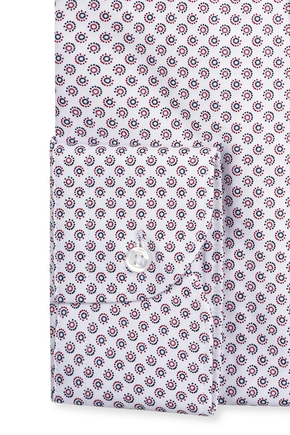 Camasa shaped alba print geometric 2