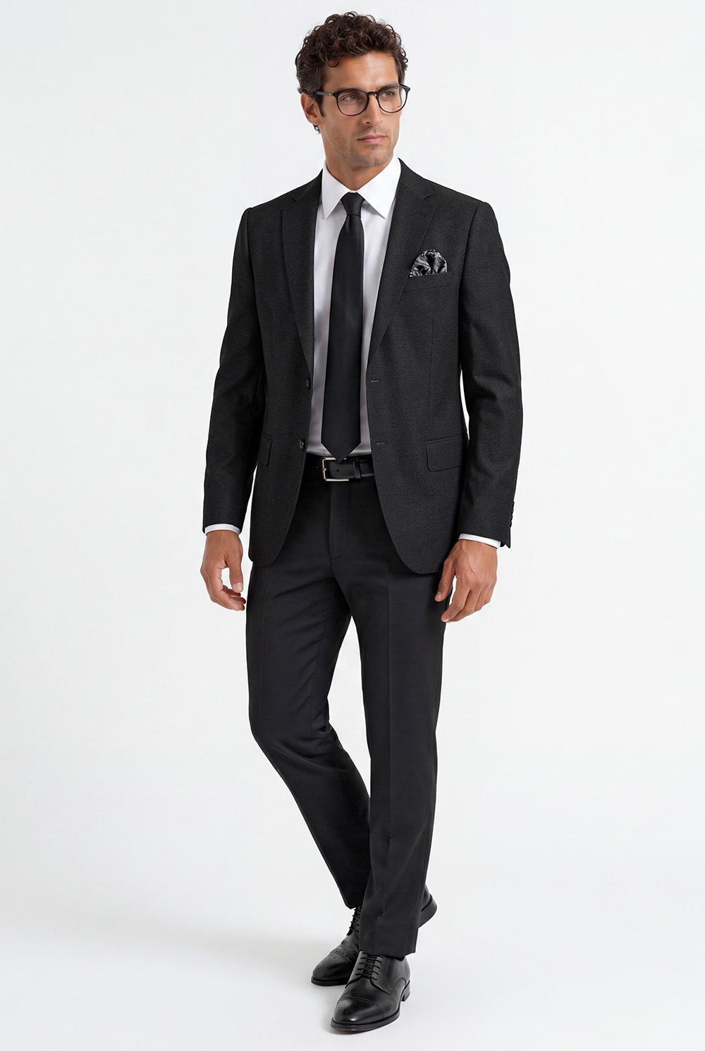 Sacou negru uni 4