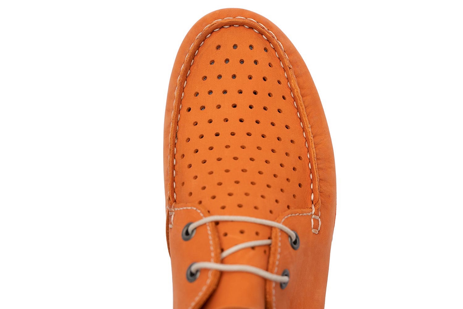 Boat shoes oranj piele nabuc 3