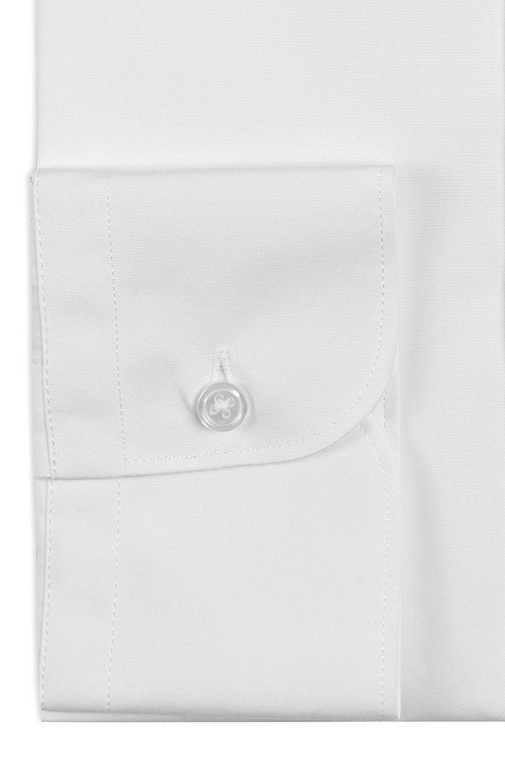 Camasa shaped alba uni 2