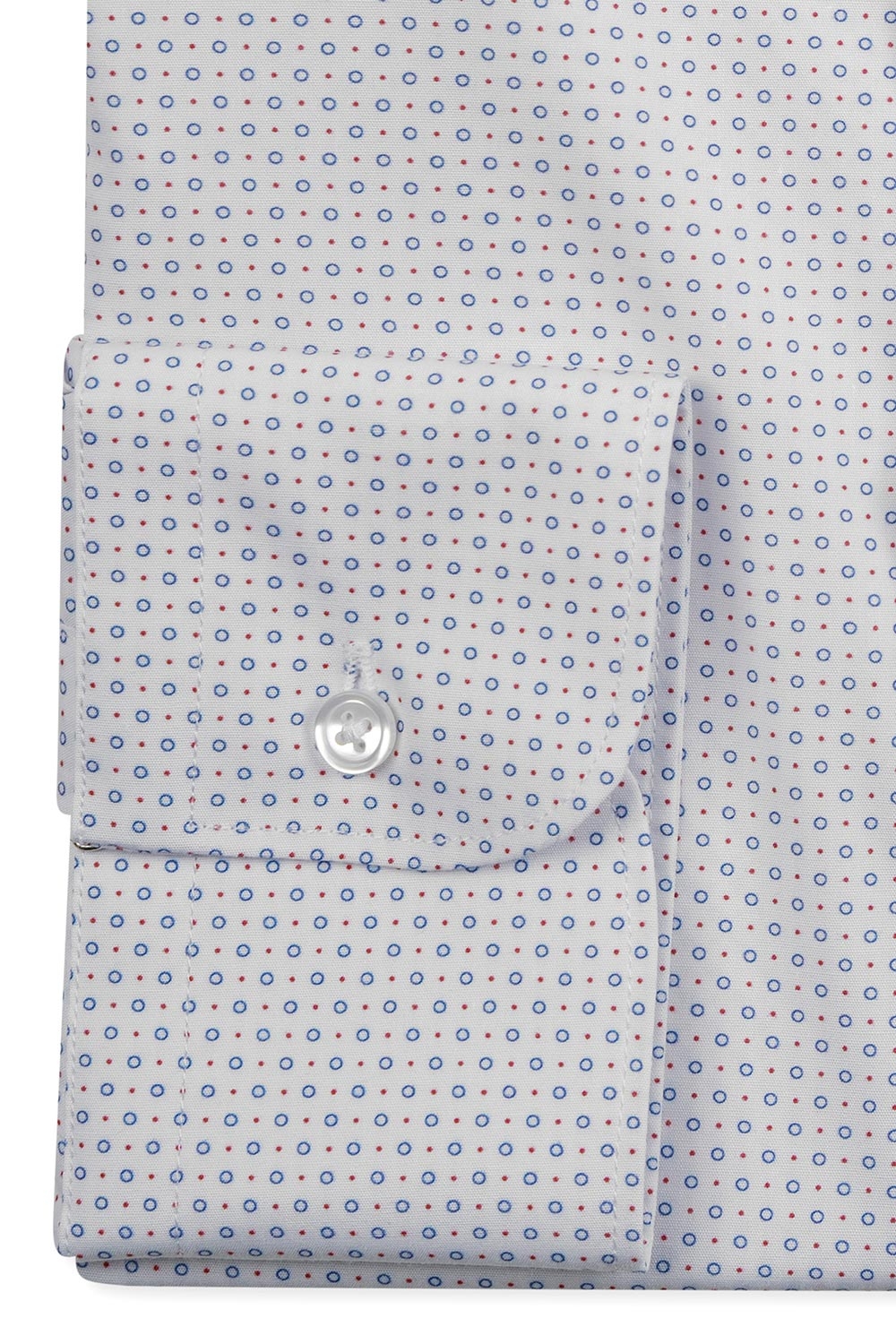 Camasa shaped alba print geometric 2