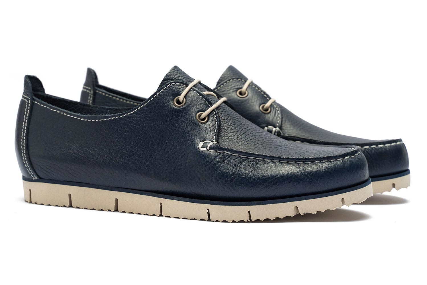 Boat shoes bleumarin piele naturala 0